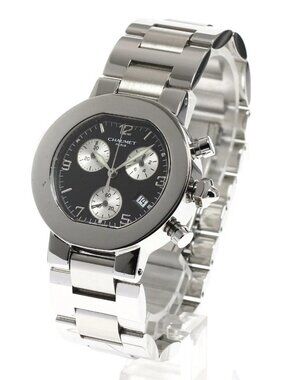 Chaumet Style dandy Chronograph Date Black / Silver Dial Quartz Men's_935066